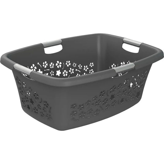 Rotho flowers wasmand 50l antraciet