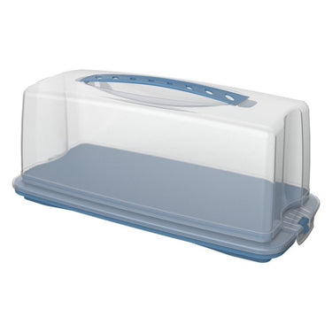 Rotho fresh cakedoos - bpa vrij - met afsluitbare clips - handig mee te nemen door handgreep