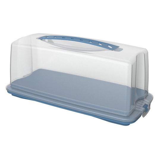 Rotho fresh cakedoos - bpa vrij - met afsluitbare clips - handig mee te nemen door handgreep