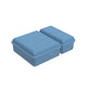 Rotho twin lunchbox 1.05+0.55l horizon blauw