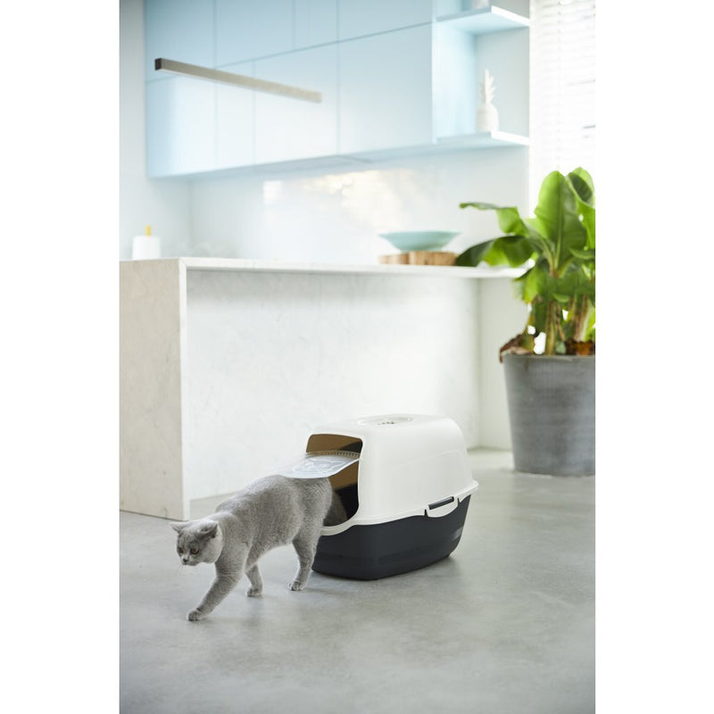 Afbeelding laden in galerijviewer, Rotho bailey kattenbak eco zwart zand
