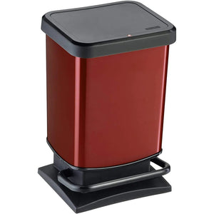 Rotho paso pedaalemmer 20l rood metallic