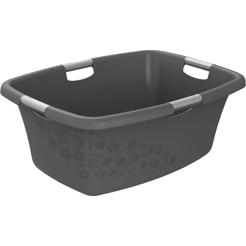 Afbeelding laden in galerijviewer, Rotho flowers wasmand 50l antraciet
