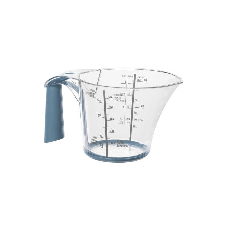 Afbeelding laden in galerijviewer, Rotho loft maatbeker 0,6l horizon blauwwit
