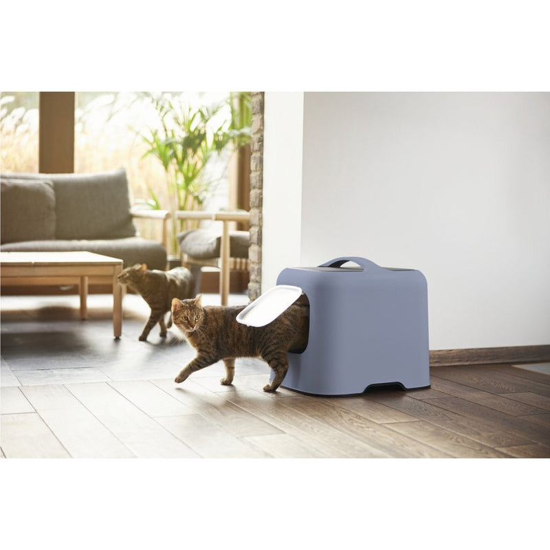 Afbeelding laden in galerijviewer, Rotho biala kattenbak blauw
