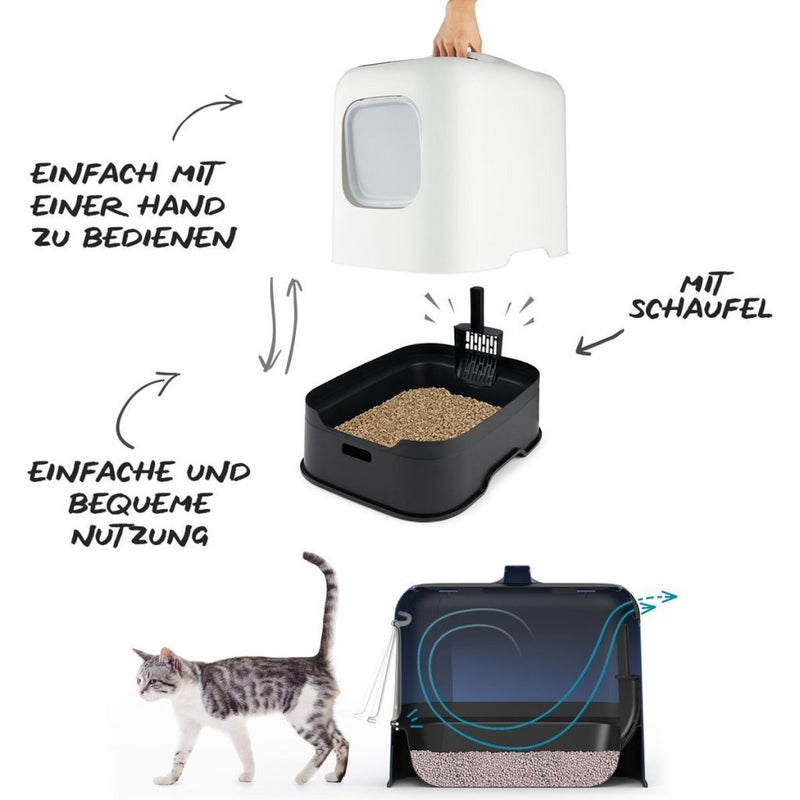 Afbeelding laden in galerijviewer, Rotho biala kattenbak groen

