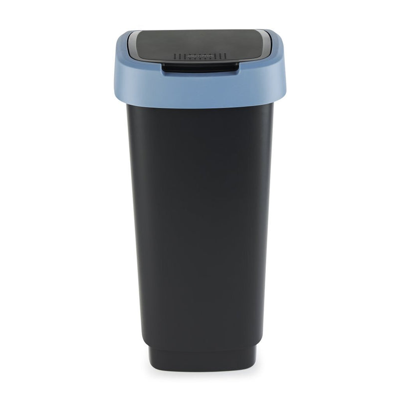 Afbeelding laden in galerijviewer, Rotho twist afvalbak 25l horizon blauw
