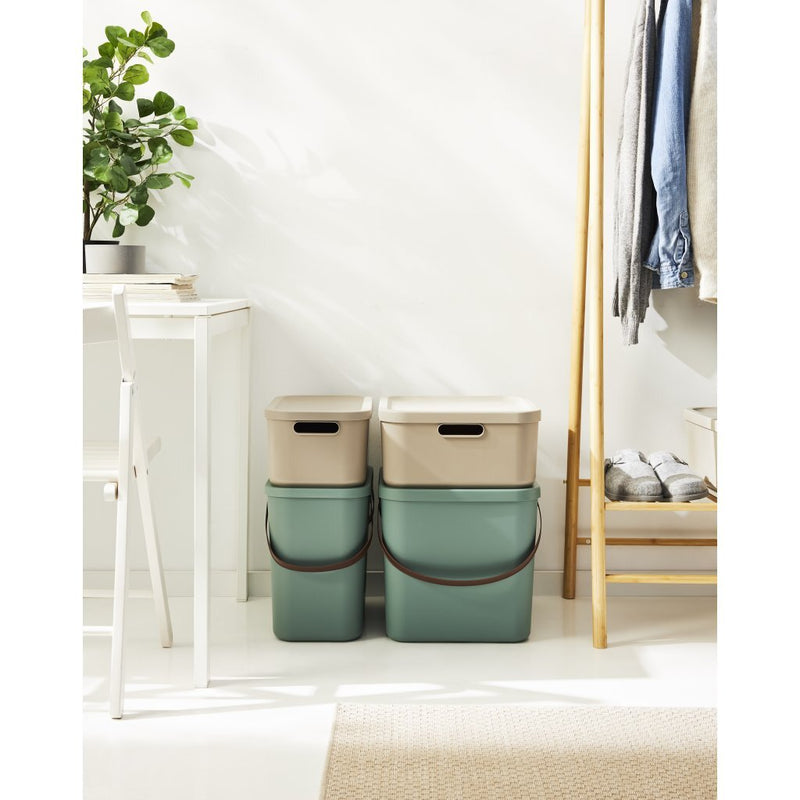 Afbeelding laden in galerijviewer, Rotho albula storage system 25l mistletoe groen
