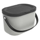 Rotho albula afvalscheiders - gft afvalbak - 3,2l - gerecycled materiaal - wit