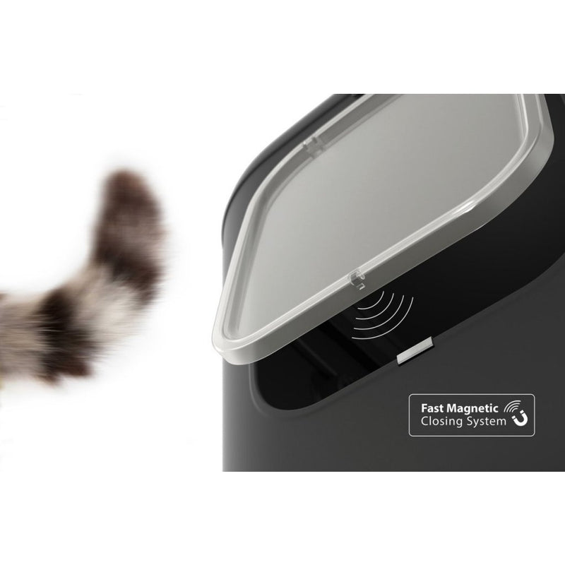 Afbeelding laden in galerijviewer, Rotho mypet biala xl kattenbak 61.4x49.2x57.6 cm antraciet
