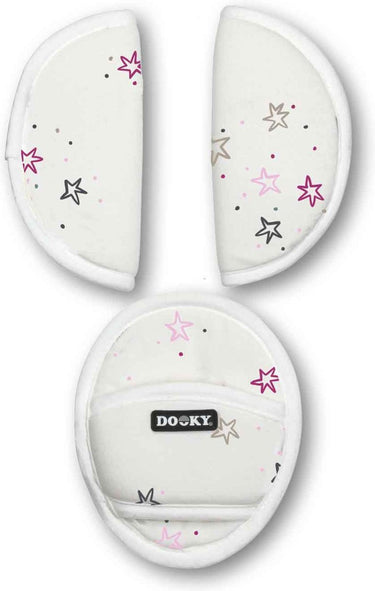 Dooky gordelbeschermers universeel - twinkle stars katoen