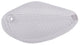 Vparts blinkerglas turn signal cap front left clear, 8337