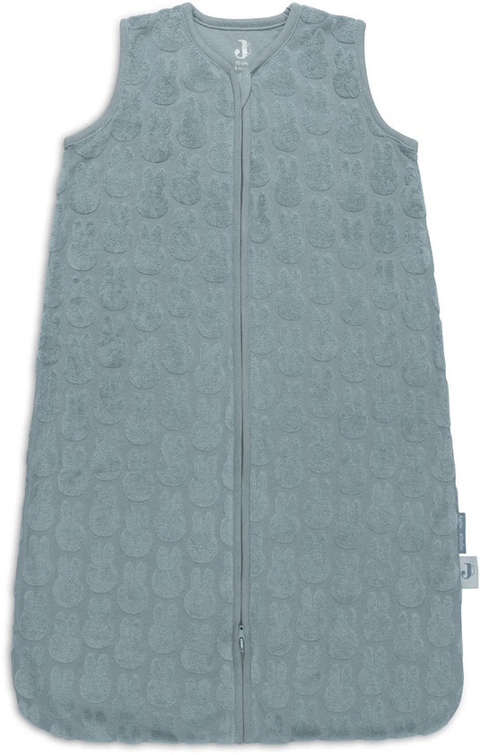Jollein x nijntje - baby slaapzak zomer jersey 70cm - miffy jacquard terry sea green - zomerslaapzak