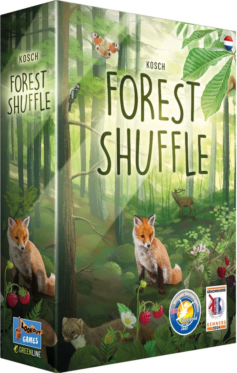Afbeelding laden in galerijviewer, Lookout games forest shuffle - nederlandstalig kaartspel - natuur strategie
