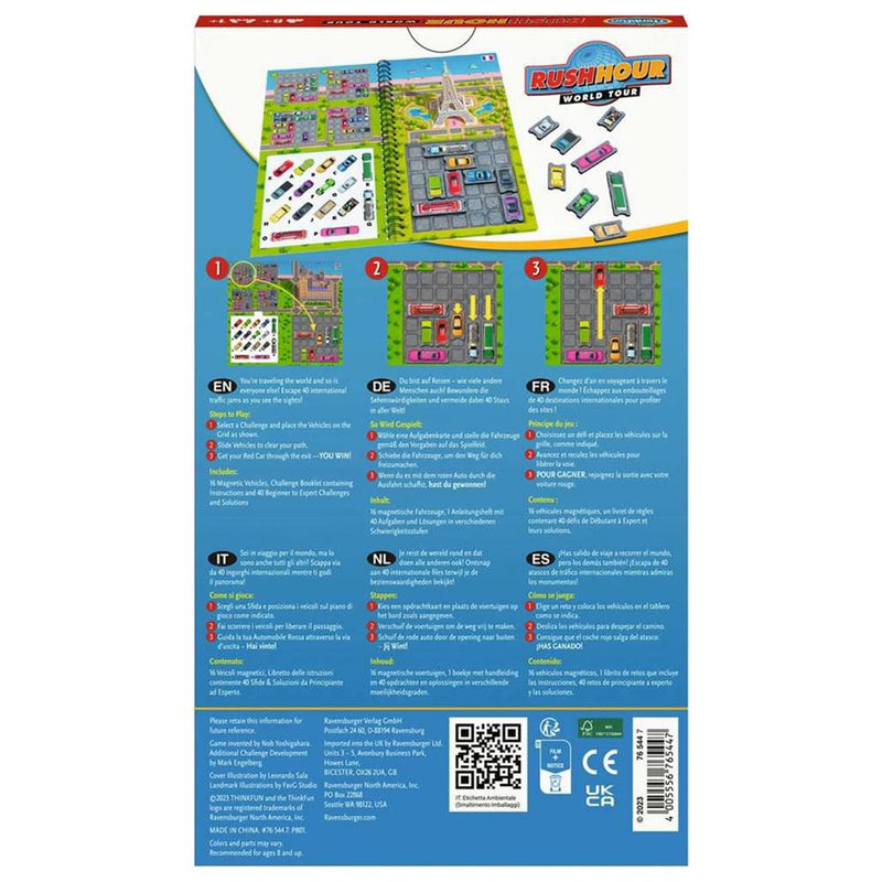 Afbeelding laden in galerijviewer, Ravensburger thinkfun rush hour world tour denkspel
