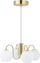 Nordlux franca-hanglamp-4xe14-opaal glas messing