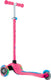 Globber 3-wiel step - primo plus lights fuchsia - roze paars - lichtgevende wielen - in hoogte verstelbaar - vanaf 3 tot 9 jaar