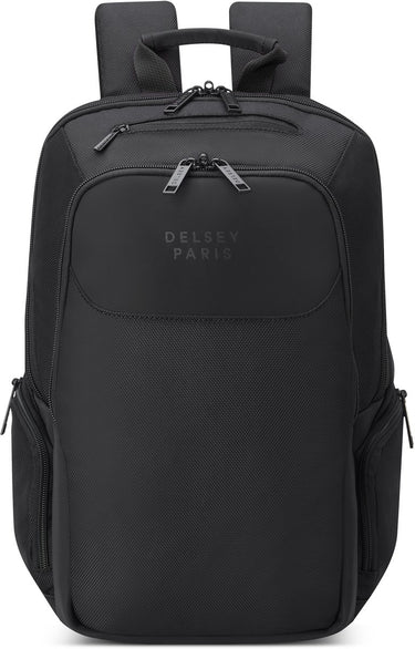 Delsey parvis plus laptoprugzak 13.3 inch – 15l – trolleyband – gerecycled polyester – black