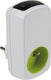 Perel countdown timer, mechanisch, 230 v, 16 a, 3500 w, franse aarding type e, wit