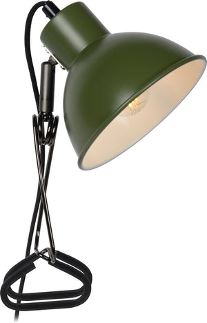 Lucide moys - klemlamp - 1xe27 - groen