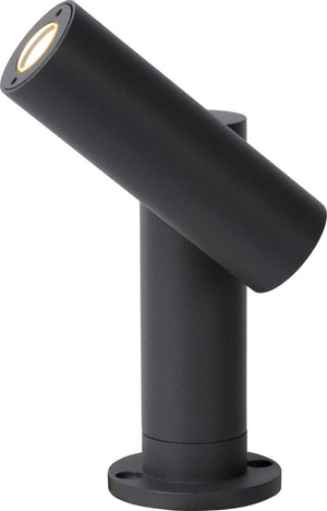 Lucide tatum - tuinspot - led - 1x5w 3000k - ip65 - antraciet
