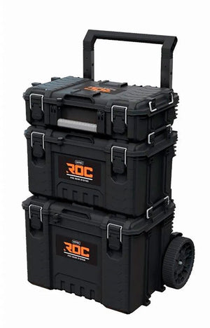 Keter roc pro gear 2.0 - gereedschapskist set - 3 stuks - moduleerbaar - weerbestendig
