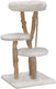 Designed by lotte raja - krabpaal - hout - creme - 60x60x114 cm
