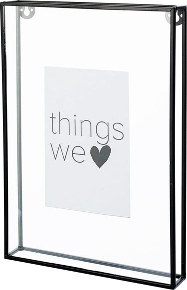 Vtwonen - basic - fotolijst - zwart - metaal - 20x28x3,5cm