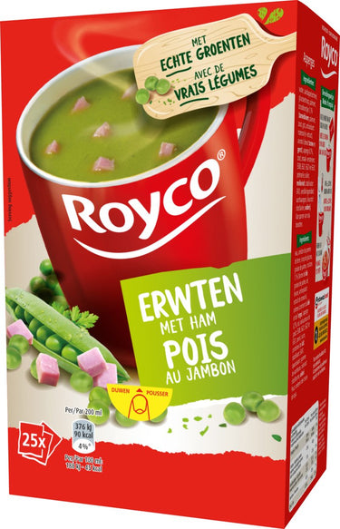 Instantsoep royco erwten met ham 175ml