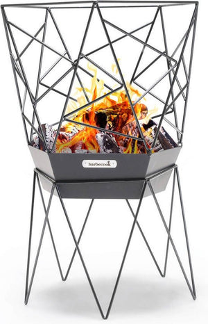 Barbecook sierra - vuurkorf - staal - zwart - 45x45x71cm
