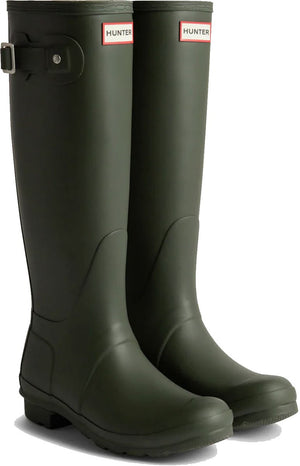 Hunter - regenlaarzen voor dames - original - hoog - olijfgroen - maat 42eu 42