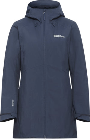 Jack wolfskin heidelstein insulated midnight sky winterjas dames