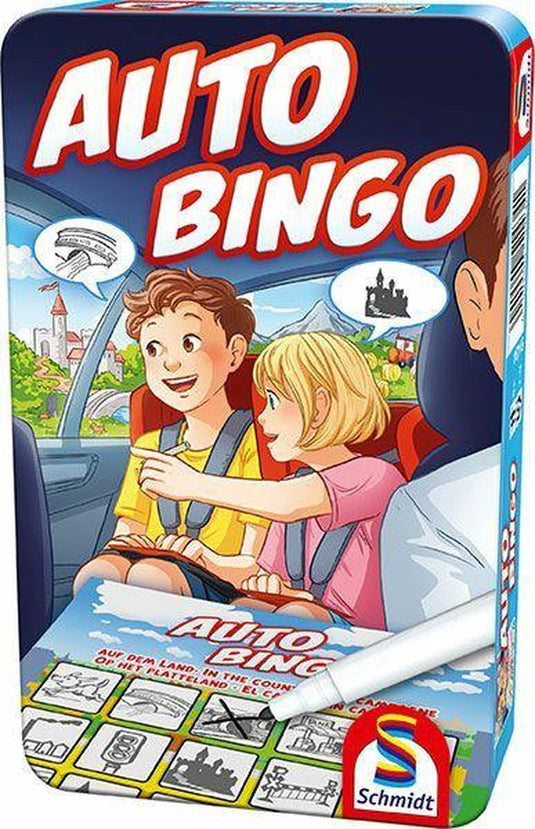 Schmidt ® - auto bingo - reisspel - zoekspel voor onderweg - kinderspel - vanaf 5 jaar - 1-3 spelers