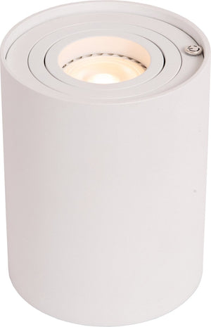 Lucide tube - tafellamp - ø 9,6 cm - led 3 stepdim - gu10 - 1x5w 2700k - wit