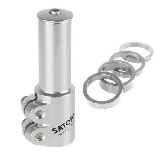Stuurpenverlenger Satori 1-1 8 - zilver