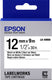 Epson label tape lk-4wbn zwart op wit