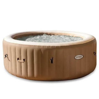 Afbeelding laden in galerijviewer, Intex purespa jacuzzi bubble massage 4 pers. 196 cm + energy efficient afdekzeil
