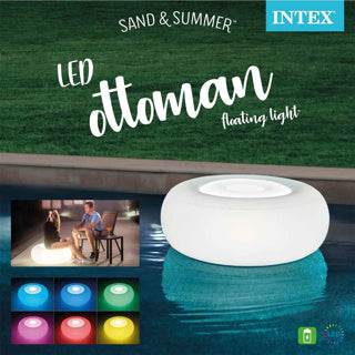 Afbeelding laden in galerijviewer, Intex - opblaasbare LED poef
