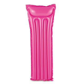 Summer waves luchtbed 183 x 69 cm roze | 12 stuks