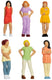 Noch tieners, vrouwelijk (6 figuren)