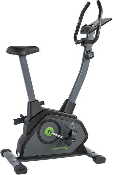 Tunturi cardio fit b35 hometrainer - fitnessfiets - 8 weerstandsniveaus - hartslagmonitor - ergonomisch - verstelbaar stuur - transportwielen - versterkt frame