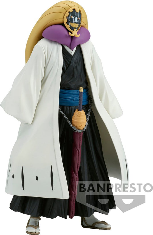 Banpresto co., ltd. bleach - solid and souls - mayuri kurotsuchi statue 16cm