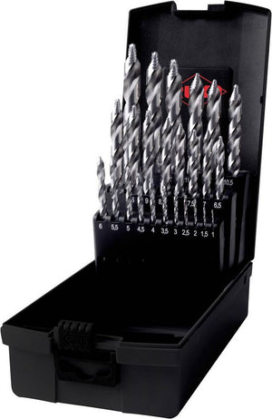 Ruko 259215ro hss-g spiraalboorset 25-delig din 338 drievlakkige schacht 1 set(s)