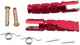 Vparts fußraste footrest universal red 602rj