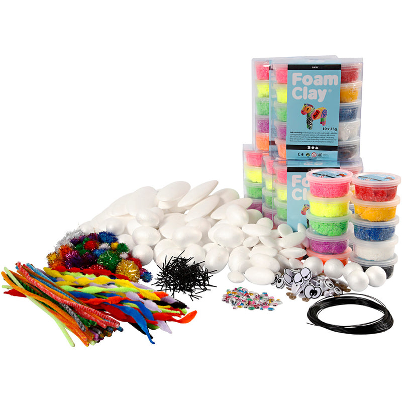 Afbeelding laden in galerijviewer, Https: www.cchobby.nl groepsset-foam-clayr-figuren-1-doos
