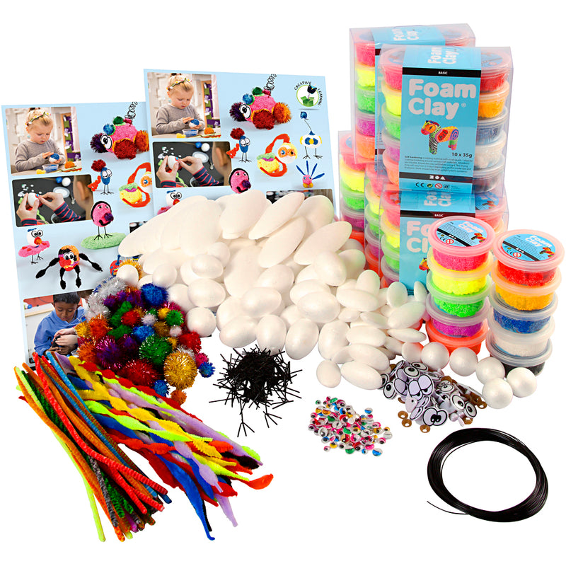 Afbeelding laden in galerijviewer, Https: www.cchobby.nl groepsset-foam-clayr-figuren-1-doos
