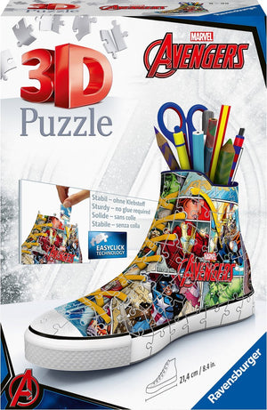 Ravensburger sneaker marvel avengers - 3d puzzel - 108 stukjes