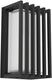 Eglo genovese wandlamp buiten - 24 cm - zwart helder - instelbaar wit licht (warm, neutraal en daglicht)