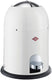 Wesco mini master cosmetica-emmer in de kleur wit, gepoedercoat staalplaat, inhoud 6 liter, kunststof binnenemmer, voetpedaal