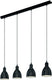 Eglo priddy hanglamp - e27 - 97,5 cm - zwart wit